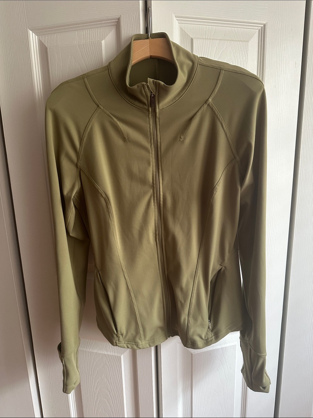 Lululemon Olive Green Women's Zip-Front Active Jacket